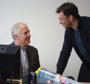 Prof. Dr. Zinner und Sven Felski